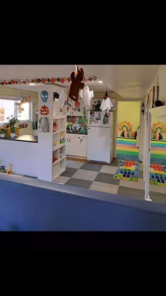 Indoor play area and kitchen for toddlers in Coquitlam